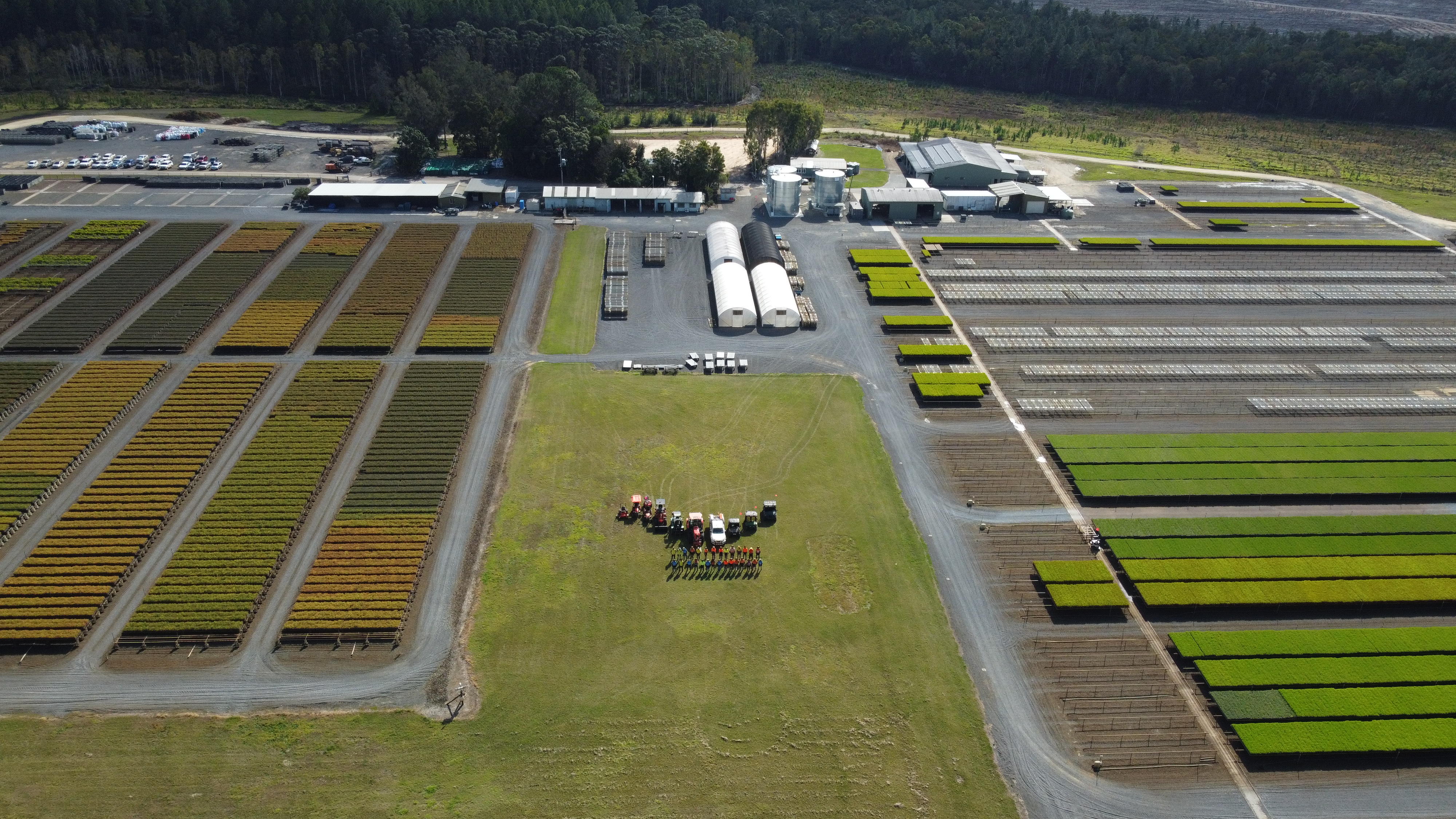 Judges' prize winner Toolara Nursery Team aerial image wide